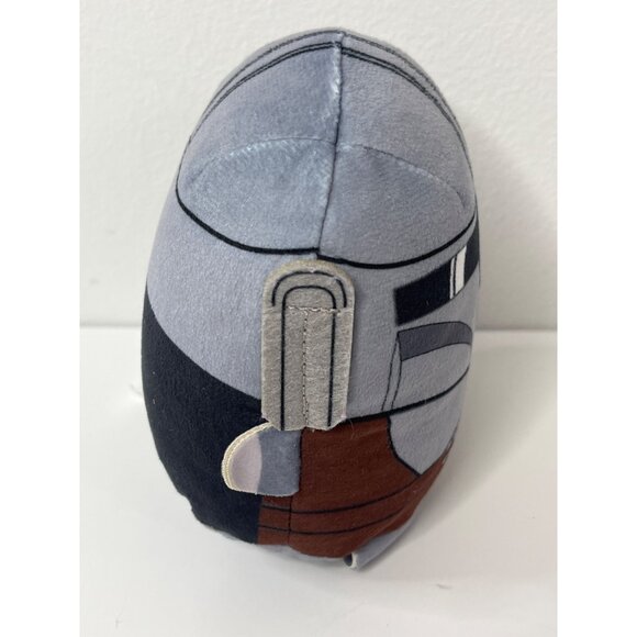 Star Wars The Mandalorian Cuutopia Plush 5″ Helmeted Gray Brown Toy - Picture 4 of 10